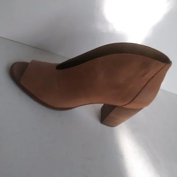 Lucky Brand, Open Toe Leather Bootie, size 10 - Picture 1 of 5